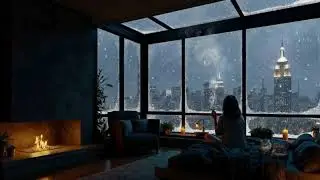 Your Lonely and its snowing at 2am | Sounds like a Snow Storm is Coming | 1 Hour Playlist