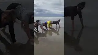 Tough women and tough beach workout  #beachworkout #womeninpower #beachtraining