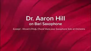 NAFME 2025 (Set C) Bari Sax Track 3: Vincent D'Indy, Choral Varie pour Saxophone Solo et Orchestre