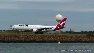 Qantas A330-202 [VH-EBK] - Departure from Sydney - 3 October 2016