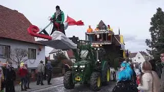 Rosenmontagsumzug in Wittichenau Februar 2020
