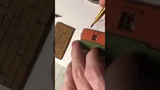 Miniature action figure diorama for another diorama #2