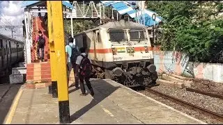 Ajmer - Rameshwaram Humsafar Express meets Vaigai Express
