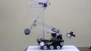 Tank Robot Pembawa Objek dengan Gripper - OOPic B