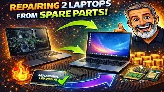 Using a dead laptop to repair other laptops and make BIG $$$$ with eWaste laptops Episode 10/365
