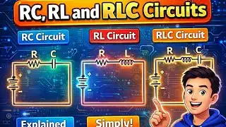 RC, RL & RLC Circuits Explained Simply | Basic Electrical Concepts