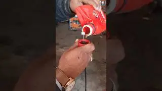 Motorcycle clutch cable lubrication best trick #shortvideo​