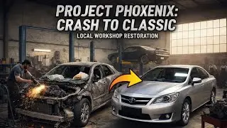 Accident Car Rebuild | Full Restoration in Local Workshop @mechanicjack8698 @maniajapansong #foryou
