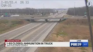 Update on incident that closed I-65 in Bartholomew, Jackson counties