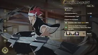 Renji Abarai Boss Challenge Level 100 ~ Bleach Soul Resonance 