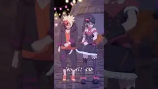 [MMD] Sarada & Boruto - Spooky Scary Skeletons #naruto #narutoshippuden #boruto #sarada #halloween