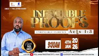 UNDENIABLE EVIDENCE || WITH APOSTLE PAUL AMEH || SUNDAY 4TH JANUARY 2026