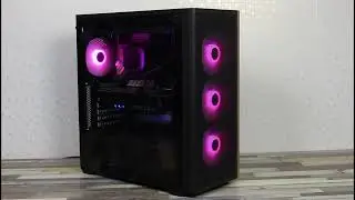 AeroCool D501A PC Case Unboxing, PC Assembly and LED Backlight