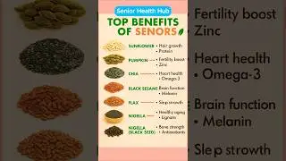 Top 7 Seeds Every Senior Should Eat Daily 🌻
