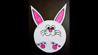 DIY Paper Craft of Cute Rabbit Face