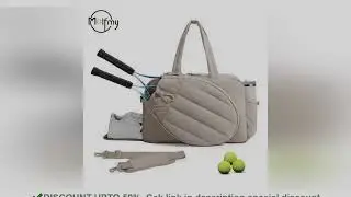 Sport Gym Storage Tote Bag Tennis Shoulder Bag Portable Multi Pockets Badminton Handbag Large Travel