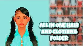 SIMS 4 ALL IN ONE CC Folder HAIR AND CLOTHING