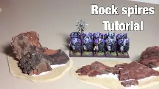 Wargaming board - rock spires part 1 tutorial