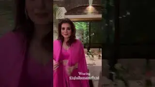 Pakistani film star Resham wearing Indian style #dress #resham