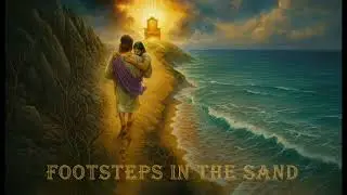 These were Your footsteps in the sand