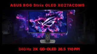 ROG Strix OLED XG27UCDMG Monitor Review