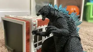 Godzilla stop motion