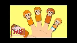 Songs Kids Fun ☆ The Finger Family (Monkey's Family) Nursery Rhyme | Kids Animation Songs For Child