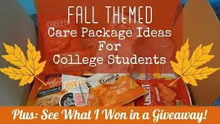 Fall College Care Package Ideas | What I Won in a Giveaway