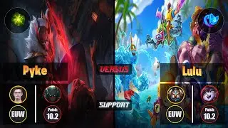 Mikyx PYKE (Support) [Aftershock] VS LULU - Challenger EUW Patch 10.2
