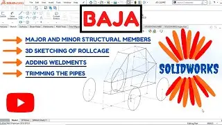 BAJA ATV | Solidworks | 3D Sketching tutorial
