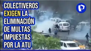 ATU acusa a dos empresas de transporte de fomentar el paro de colectiveros