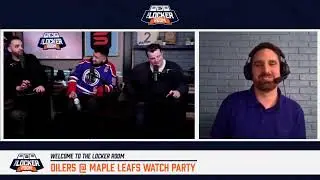 Edmonton Oilers @ Toronto Maple Leafs Watch Party | Free NHL Picks | The Locker Room