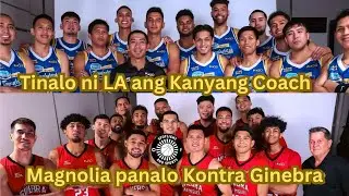 LA tenorio panalo sa unang paghaharap nila ni Coach Tim Cone.