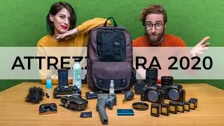COSA ABBIAMO NELLO ZAINO FOTOGRAFICO? 🎒📸 Attrezzatura foto e video per viaggiare 2020