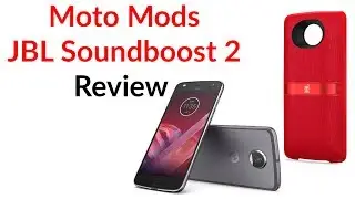Moto Mods Review - JBL Soundboost 2 - YouTube Tech Guy
