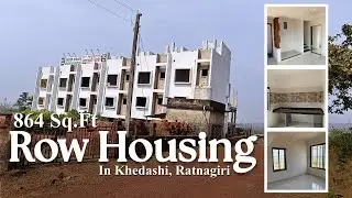 Beautiful 2 BHK Row House for Sale in Khedshi, Ratnagiri | Parking + Terrace | Best Family Home