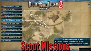 Attack On Titan 2 Scout Missions: First Scout Mission Beyond The Walls
