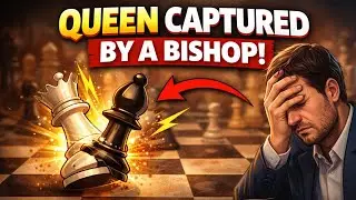 Queen Captured by Bishop, Opponent Immediately Resigns! 👑♟️
