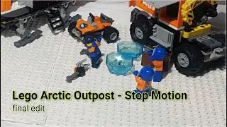 #teddybearstretchy Arctic outpost - Ice Crystal - Lego 60035 - stop motion / time lapse