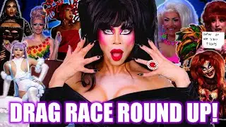 ELVIRA MAKEUP TUTORIAL | Drag Race Round Up! | Snatchoween 2021