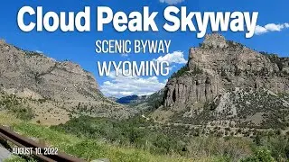 Cloud Peak Skyway Scenic Byway & Ten Sleep Canyon Motorcycle ride. Bighorn Mountains