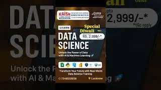 Learn Data Science & AI - Start Your Career in 2025! - Build Your Future with KAISH #DataScience