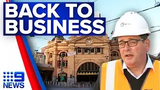 Daniel Andrews returns to parliament following back injury | 9 News Australia