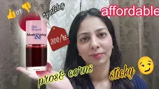 Blue Heaven Water Tint Review #makeupproducts #review 