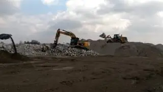 Betonabbruch Brechmaschine