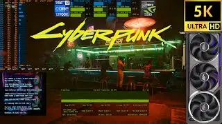 Cyberpunk 2077 | 13900K 128GB RTX 5090 Astral | 5K DLAA Path Tracing Benchmarks