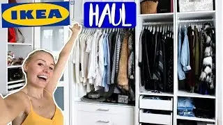 XXL Ikea Haul! PAX Kleiderschrank Tour, Aufbewahrung & Mehr!
