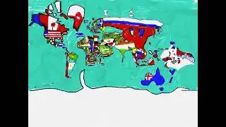 counties of the world by flags aslo jesus loves you