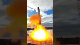 Пуск ракеты &laquo;Сармат&raquo; видео 4K | Sarmat rocket