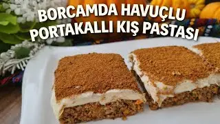 Sizi Eskilere Götüreceğim l BORCAMDA HAVUÇLU PORTAKALLI KIŞ PASTASI l Mutfağımdaki Tadlar l Tarifler